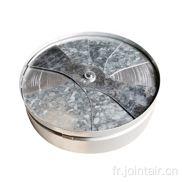 Ventilation ronde amortisseur réglable radial pour HAVC